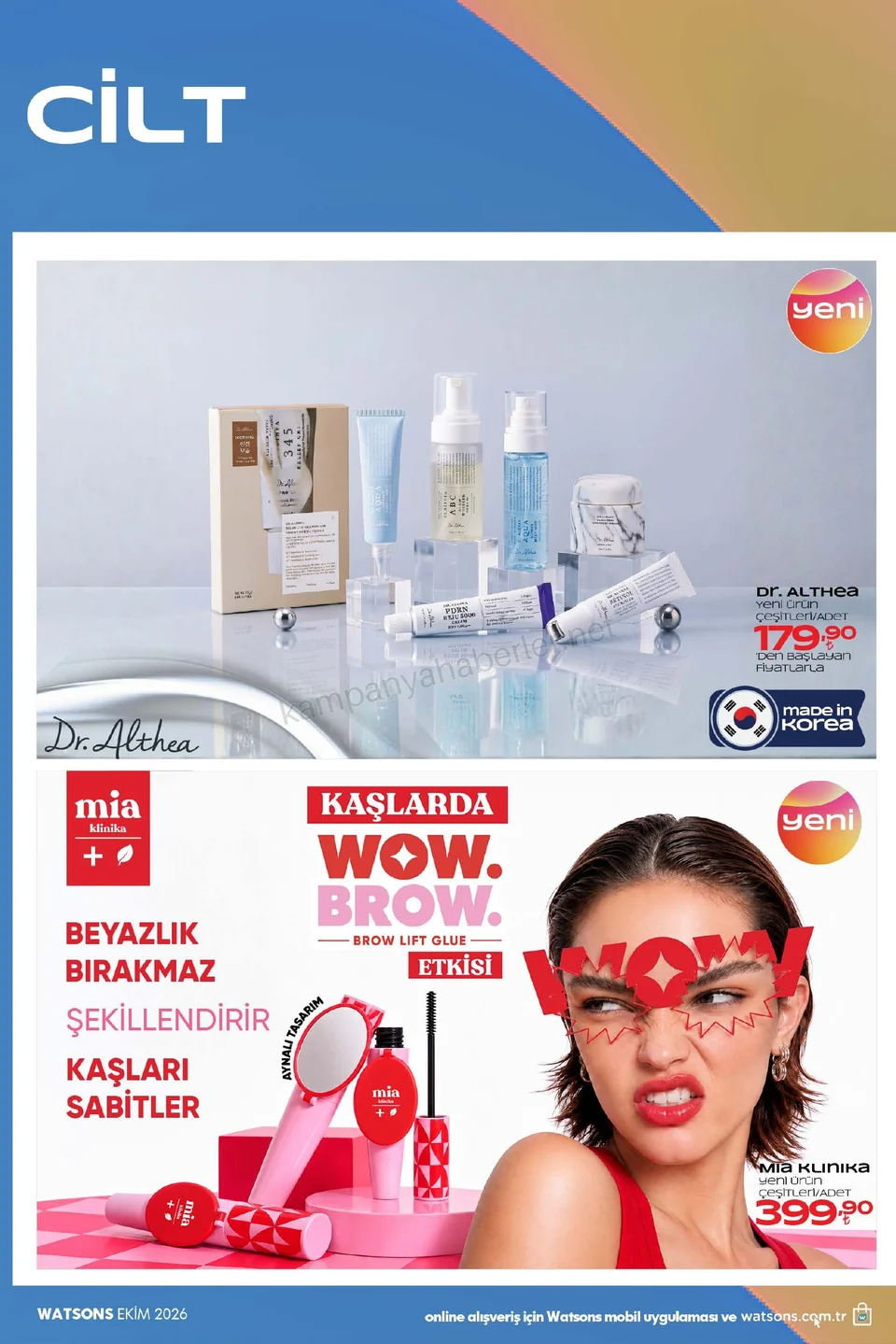 Watsons 07.10.2026 – 01.11.2026 EKİM KATALOG 2026 kampanyası — afiş 30