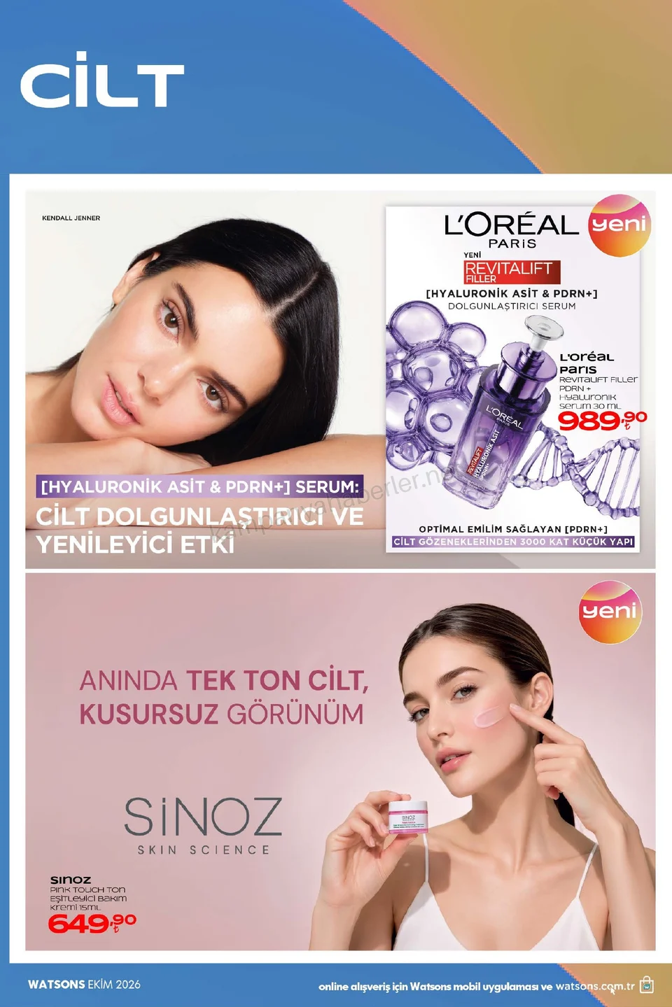 Watsons 07.10.2026 – 01.11.2026 EKİM KATALOG 2026 kampanyası — afiş 32