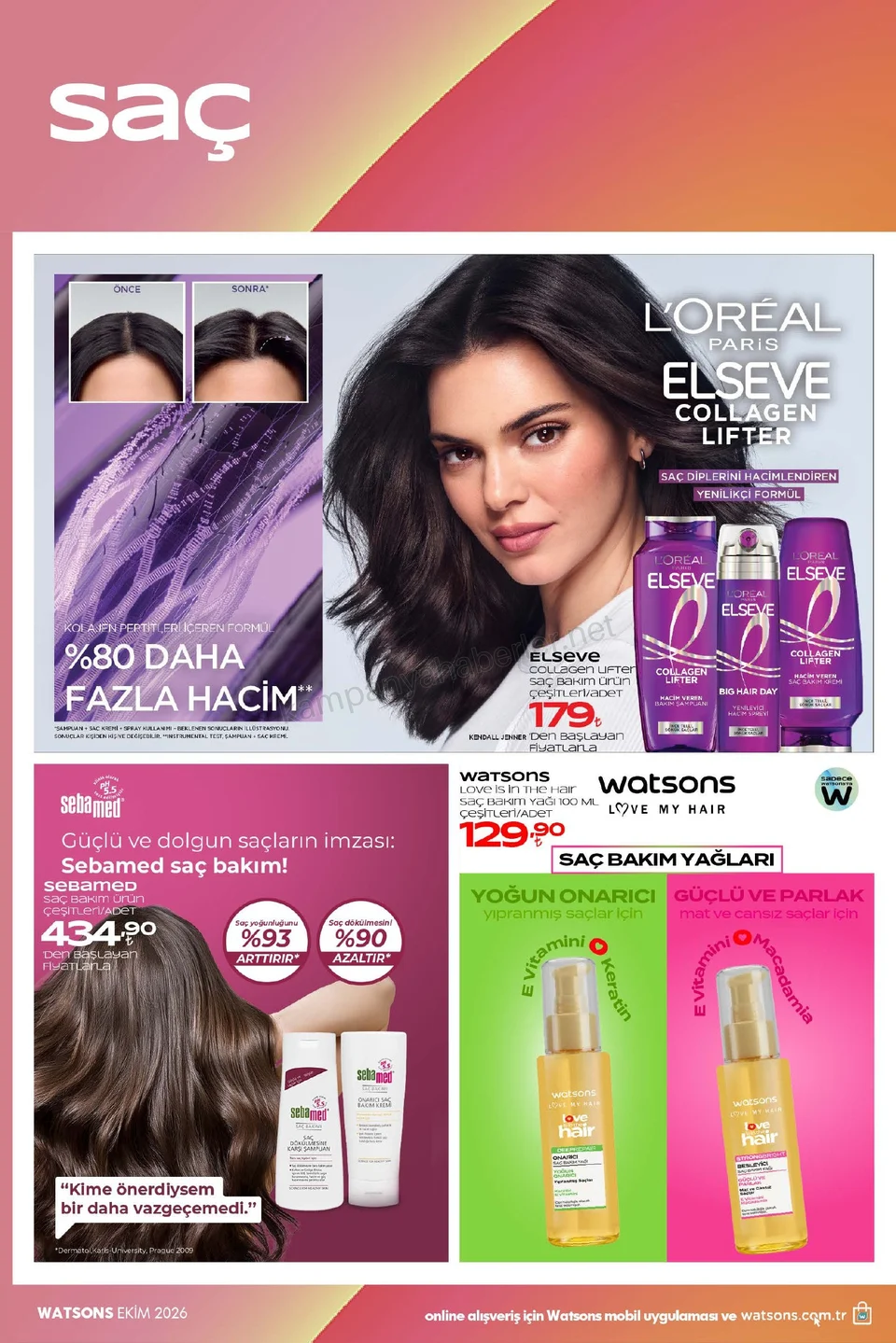 Watsons 07.10.2026 – 01.11.2026 EKİM KATALOG 2026 kampanyası — afiş 41