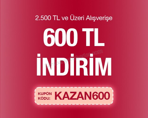 English Home 2500 TL ve Üzeri Alışverişe 600 TL İndirim 2026 — afiş 1
