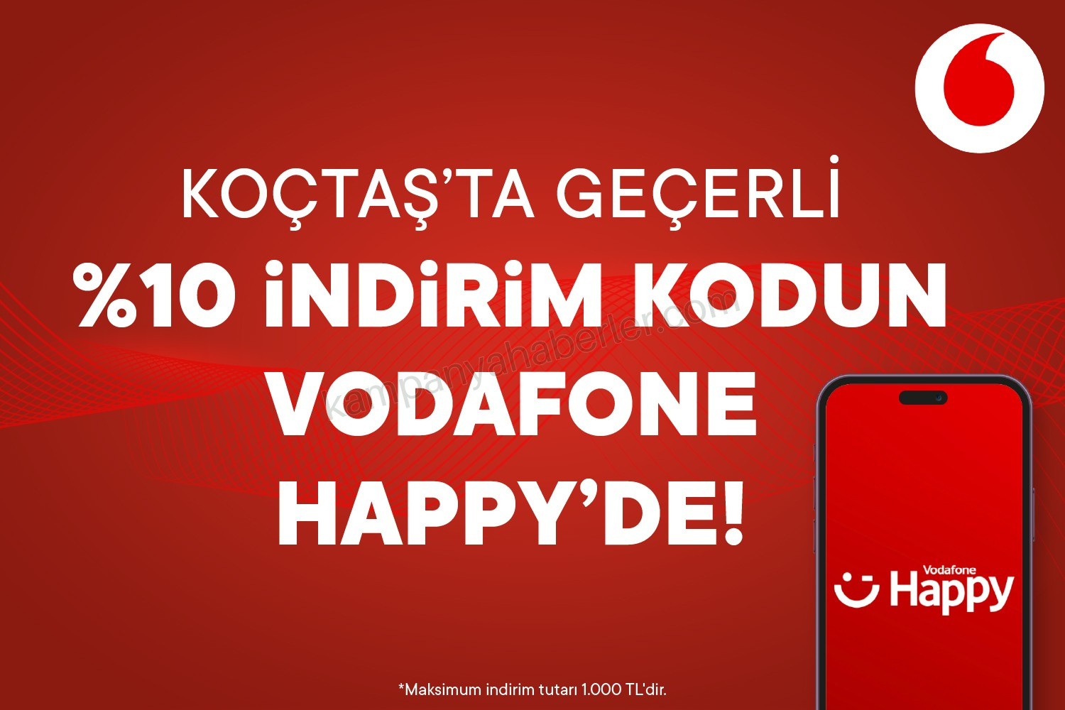 Koçtaş Vodafone'lulara Özel Koçtaş İndirimi! 2026 — afiş 1