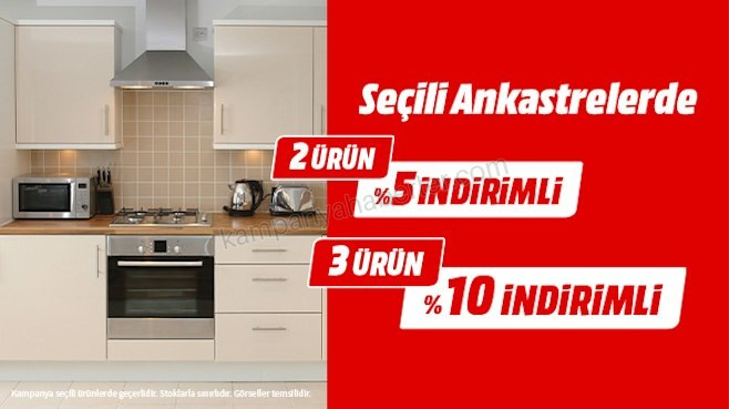 MediaMarkt Seçili Ankastrelerde 2 ürün alımında sepette %5 2026 — afiş 1